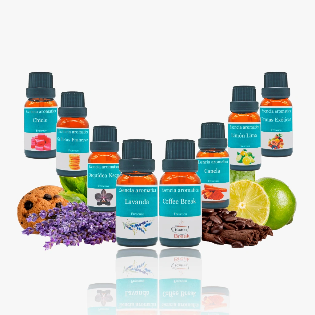 Conjunto de 8 Essências Aromáticas (8 × 15 ml)