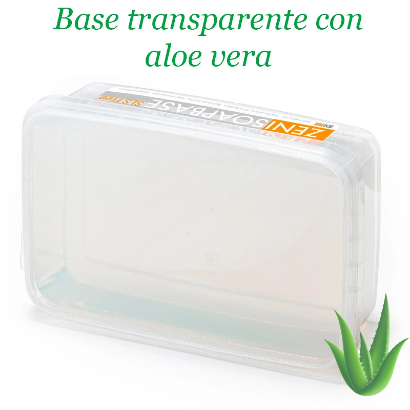 Base transparente MAXI com aloé vera