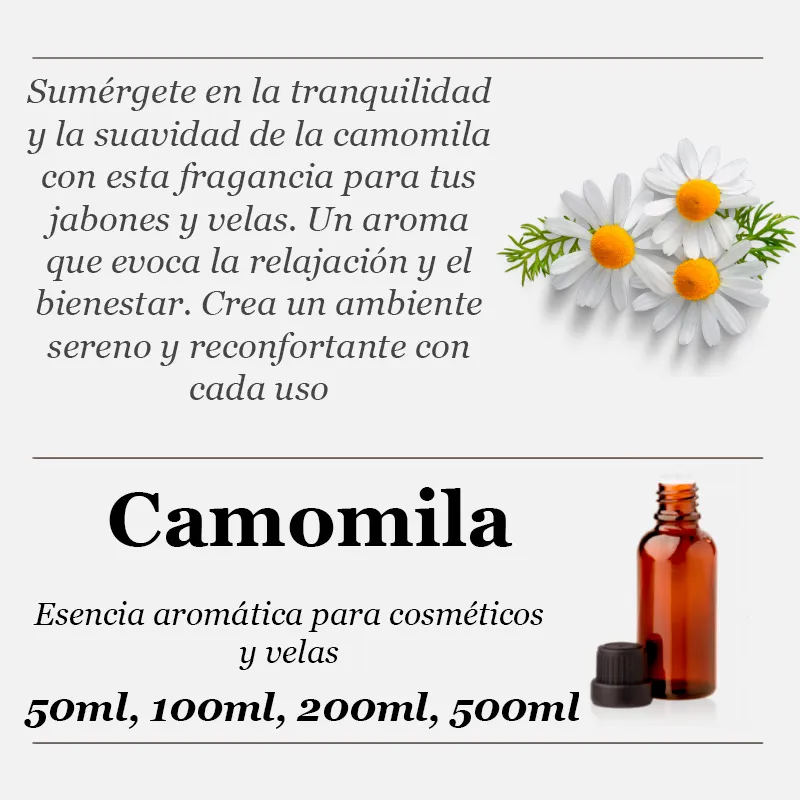 Camomila essência aromática