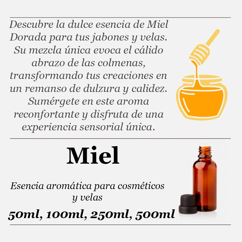 Essência aromática de mel de flores