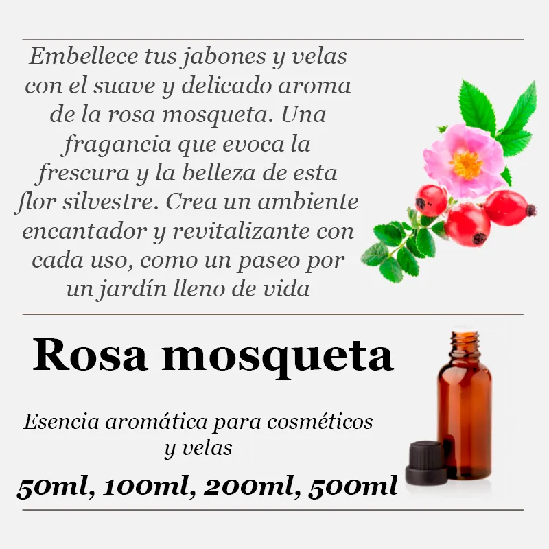 Rosa Mosqueta essência aromática
