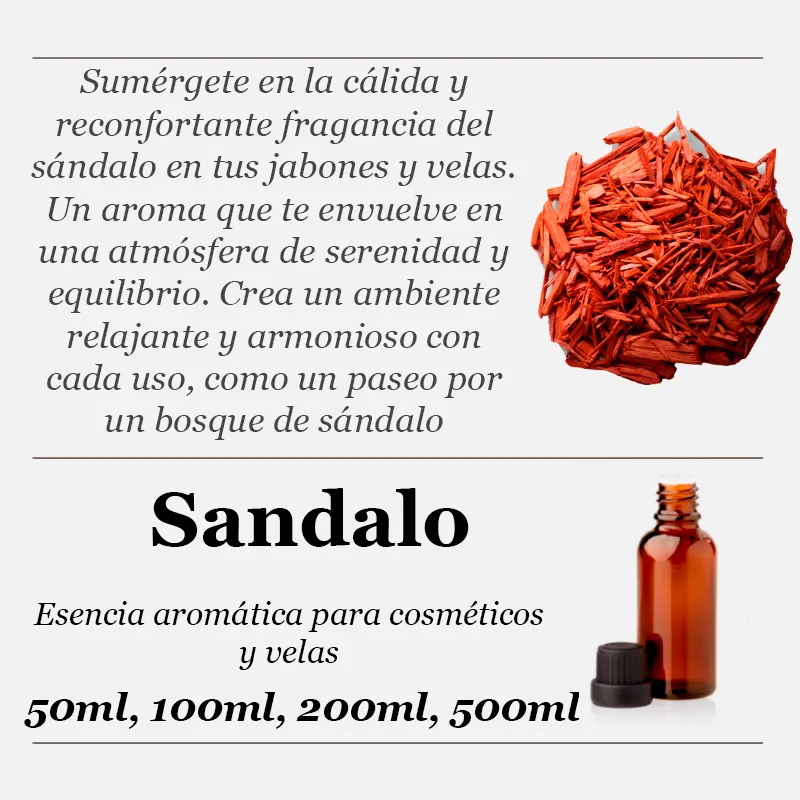 Sândalo essência aromática