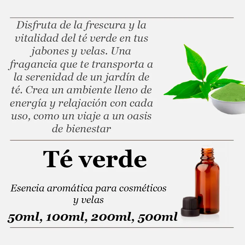 Chá Verde essência aromática